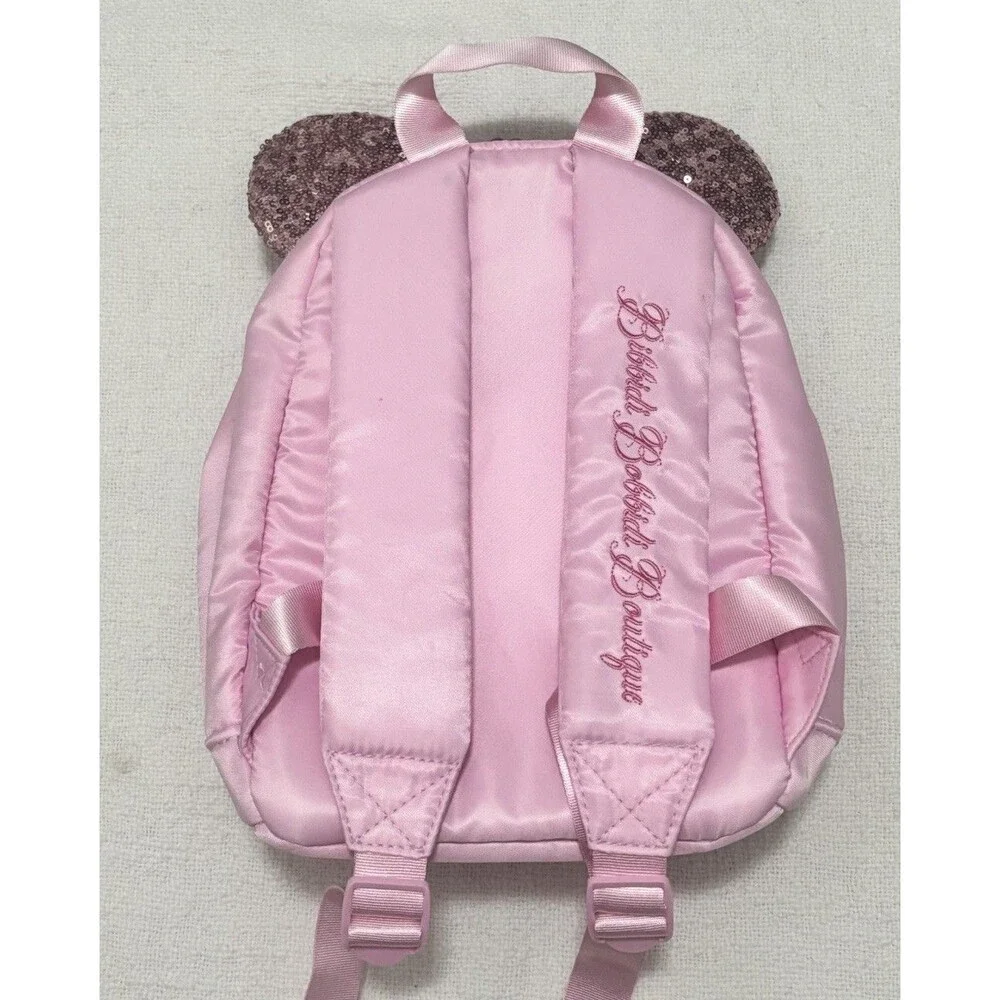 Disney Cruiseline Bibbidi Bobbidi Boutique‎ Backpack Pink Sequin -Rare
